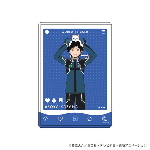 『ワールドトリガー』キャラクリアケース 12/風間蒼也 猫ver.第2弾(描き下ろしイラスト)